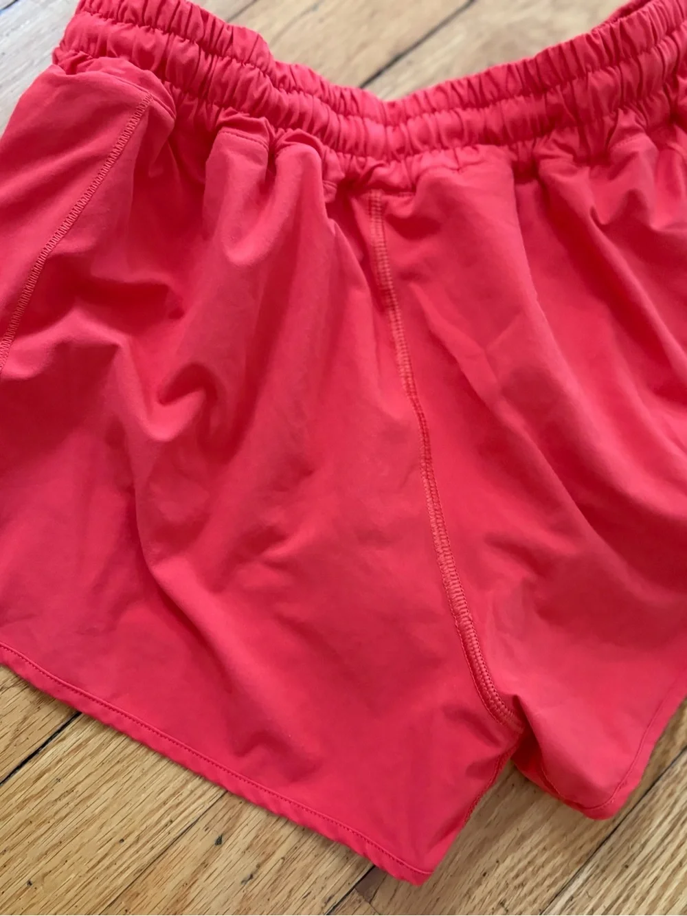 lululemon athletica Coral Red Running Shorts